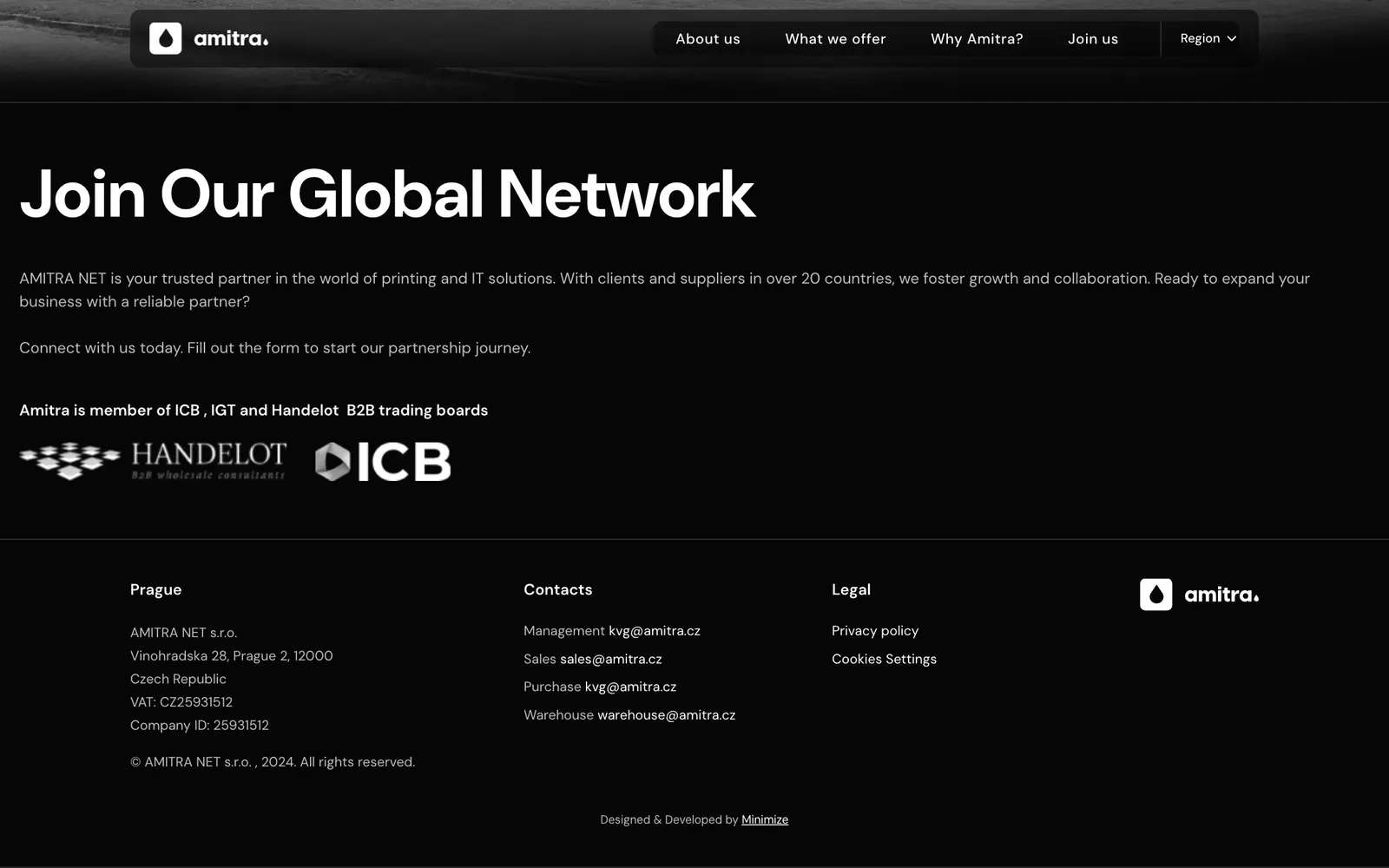 Amitra — Partner network