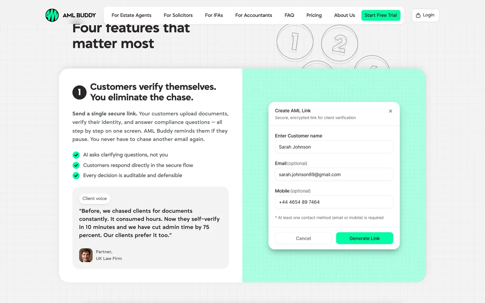 AML Buddy — Features
