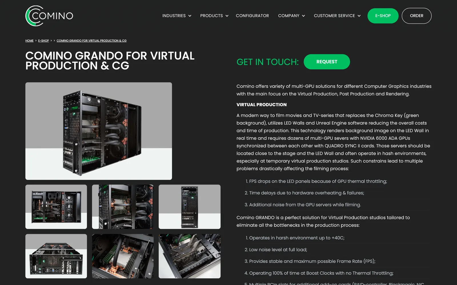Comino — Product page