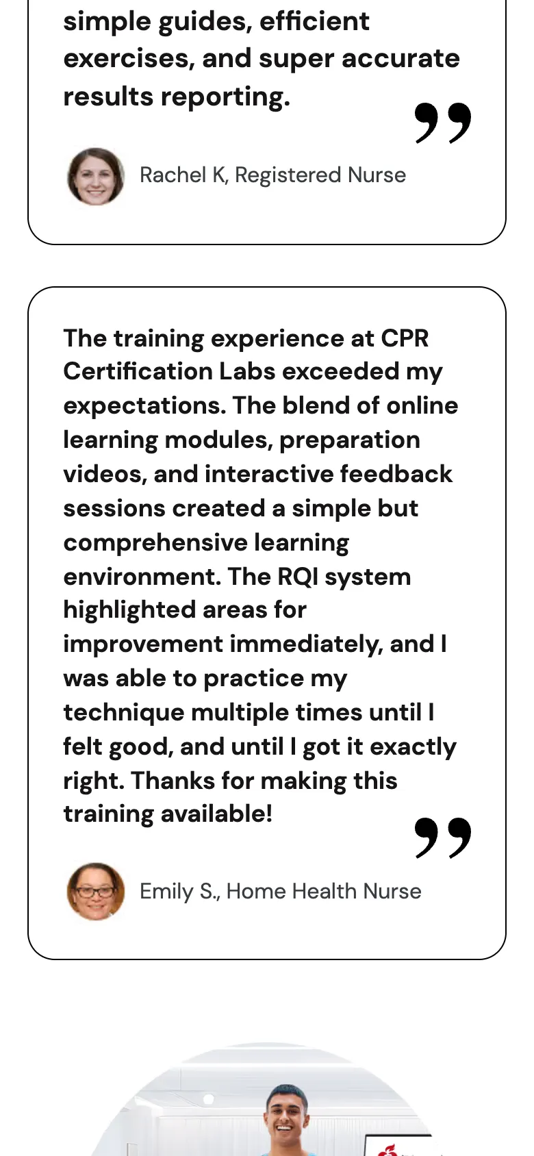 CPR Certification Labs — mobile screen 2