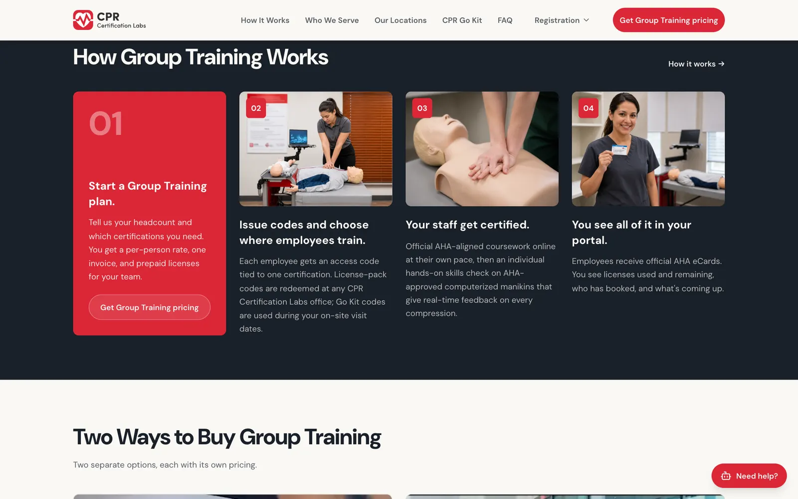 CPR Group Training — How group training works
