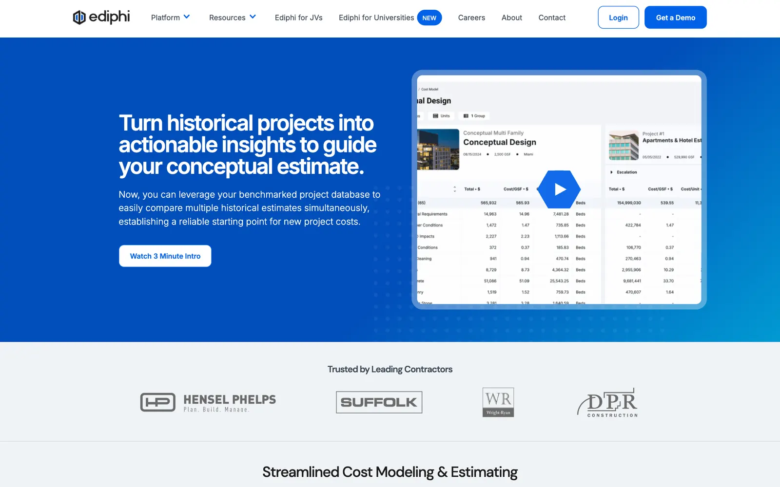 Ediphi — Cost modeling