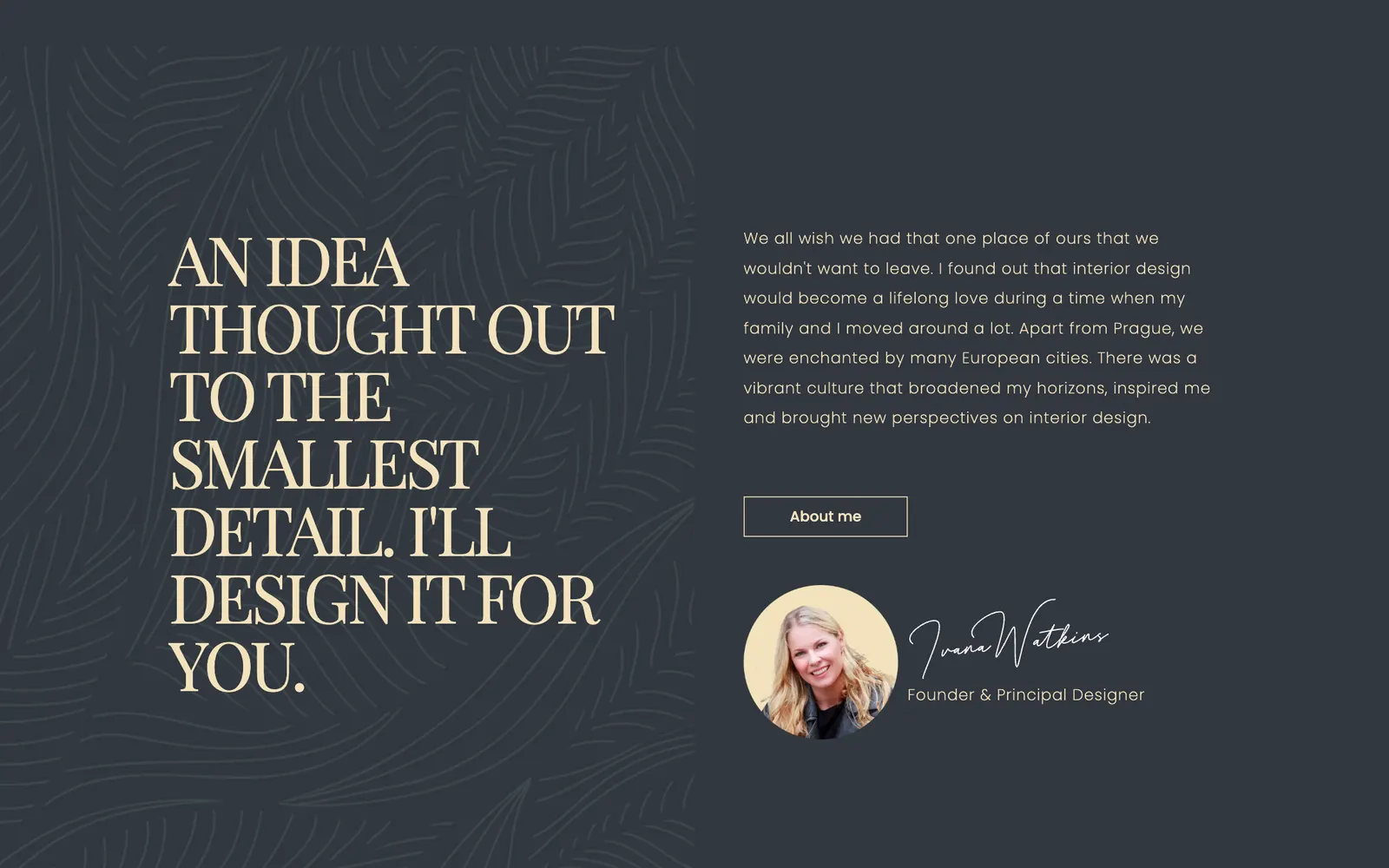 ivwa design — About