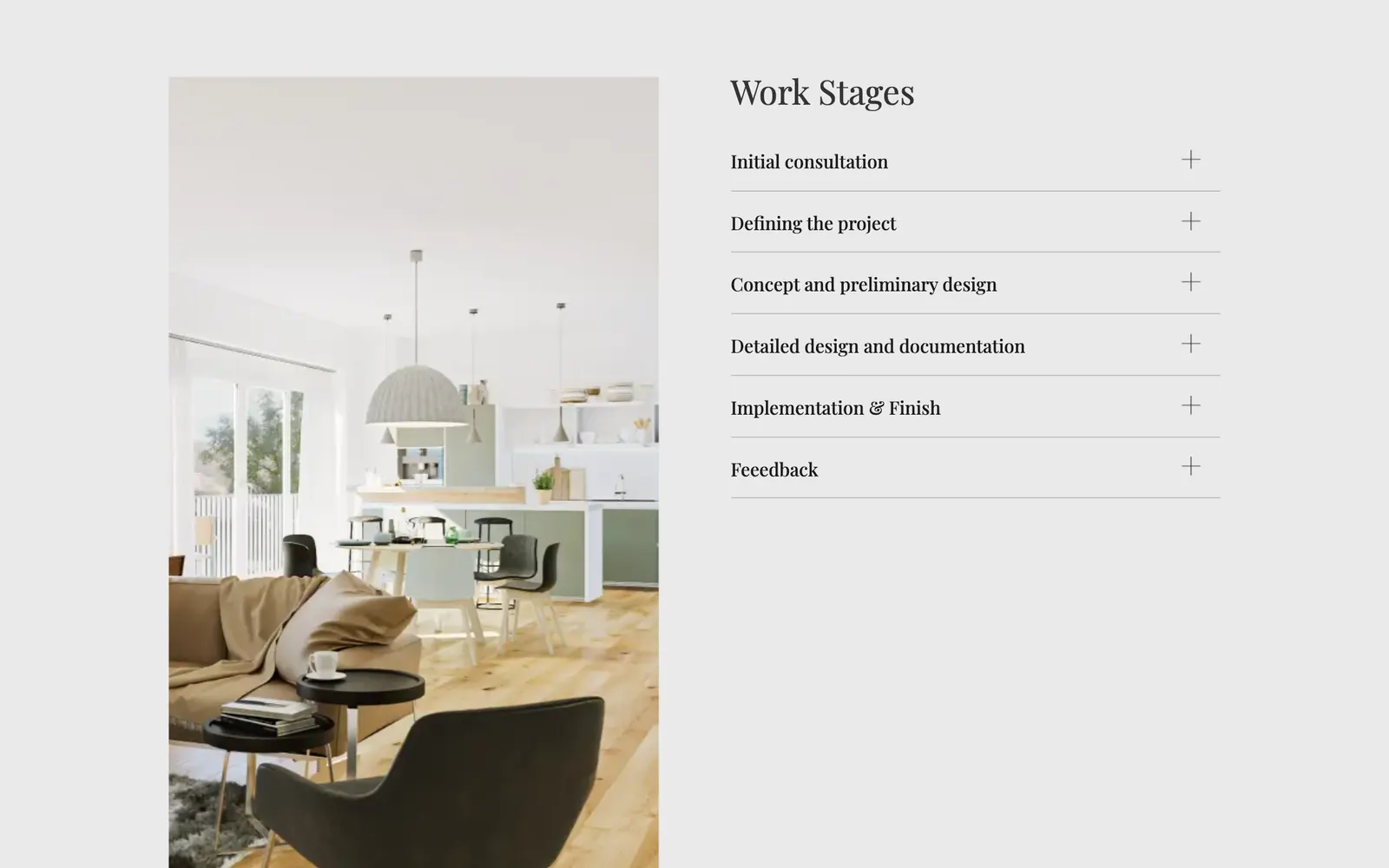 ivwa design — Work stages
