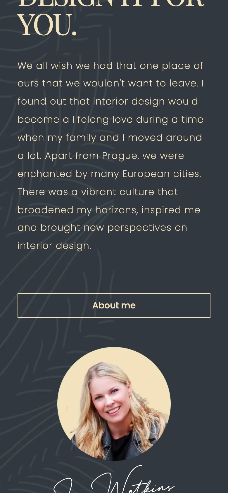 ivwa design — mobile screen 1