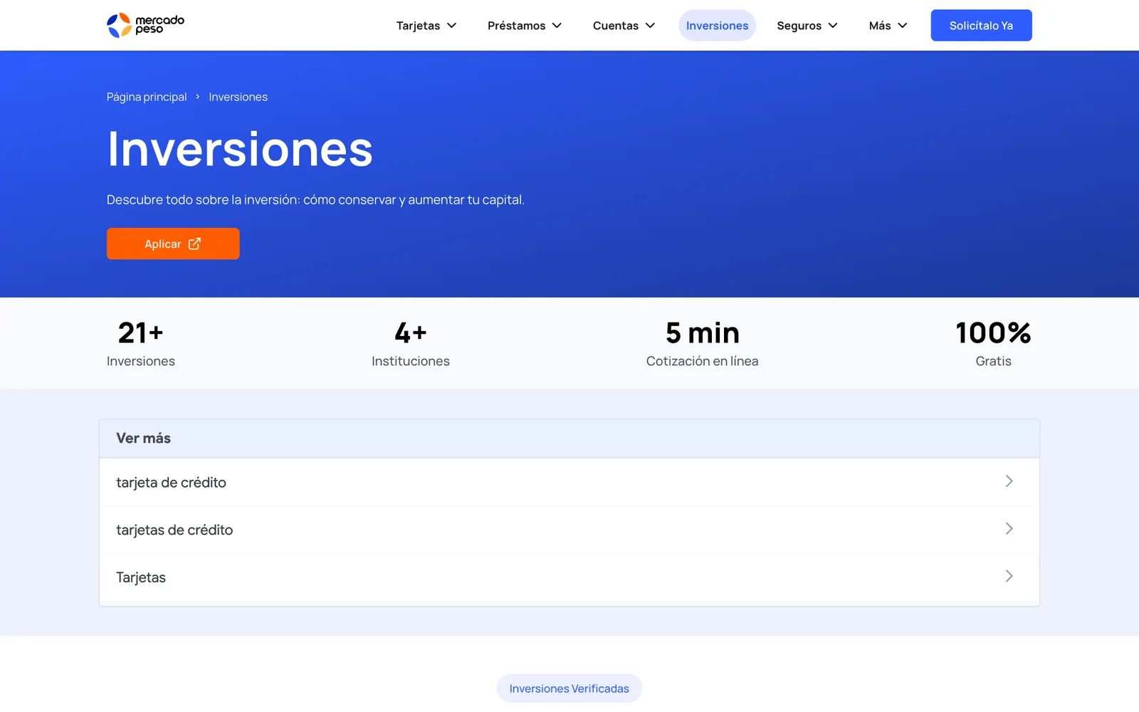 MercadoPeso — Investments