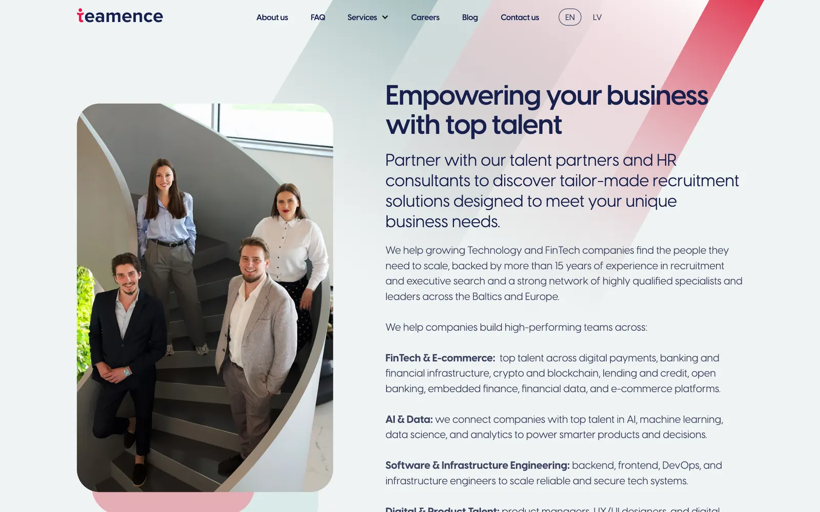 Teamence — For companies