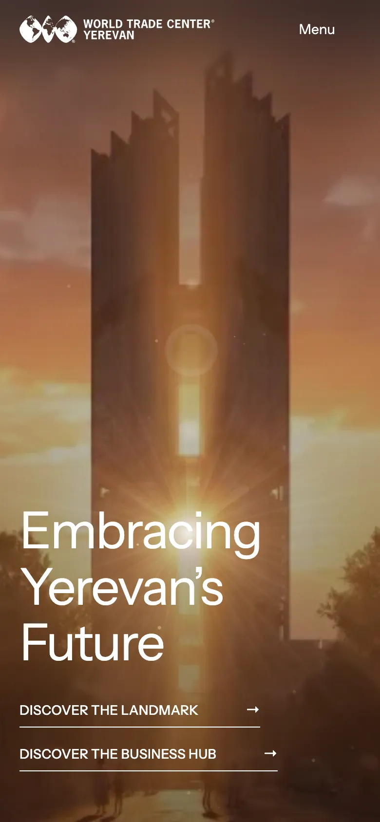 WTC Yerevan — mobile screen 1