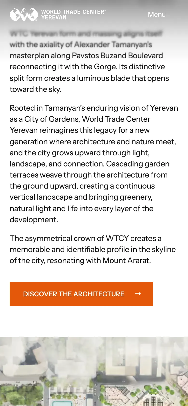 WTC Yerevan — mobile screen 2